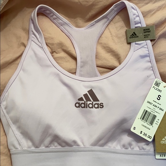 Adidas Purple Mesh back Sports Bra - Picture 2 of 4